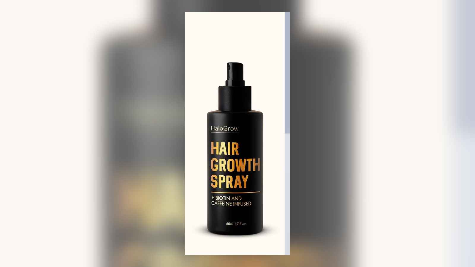 Fotografía oficial del frasco HaloGrow Hair Growth Spray